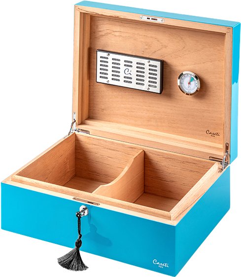 türkis Hochglanz lackiert (288004) offen