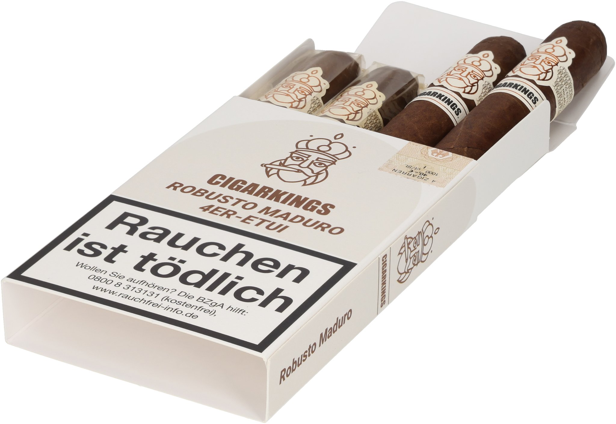 Robusto 4er Etui offen