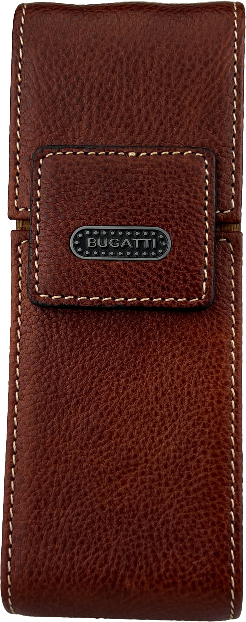 Bugatti Zigarrenetui 2er braun