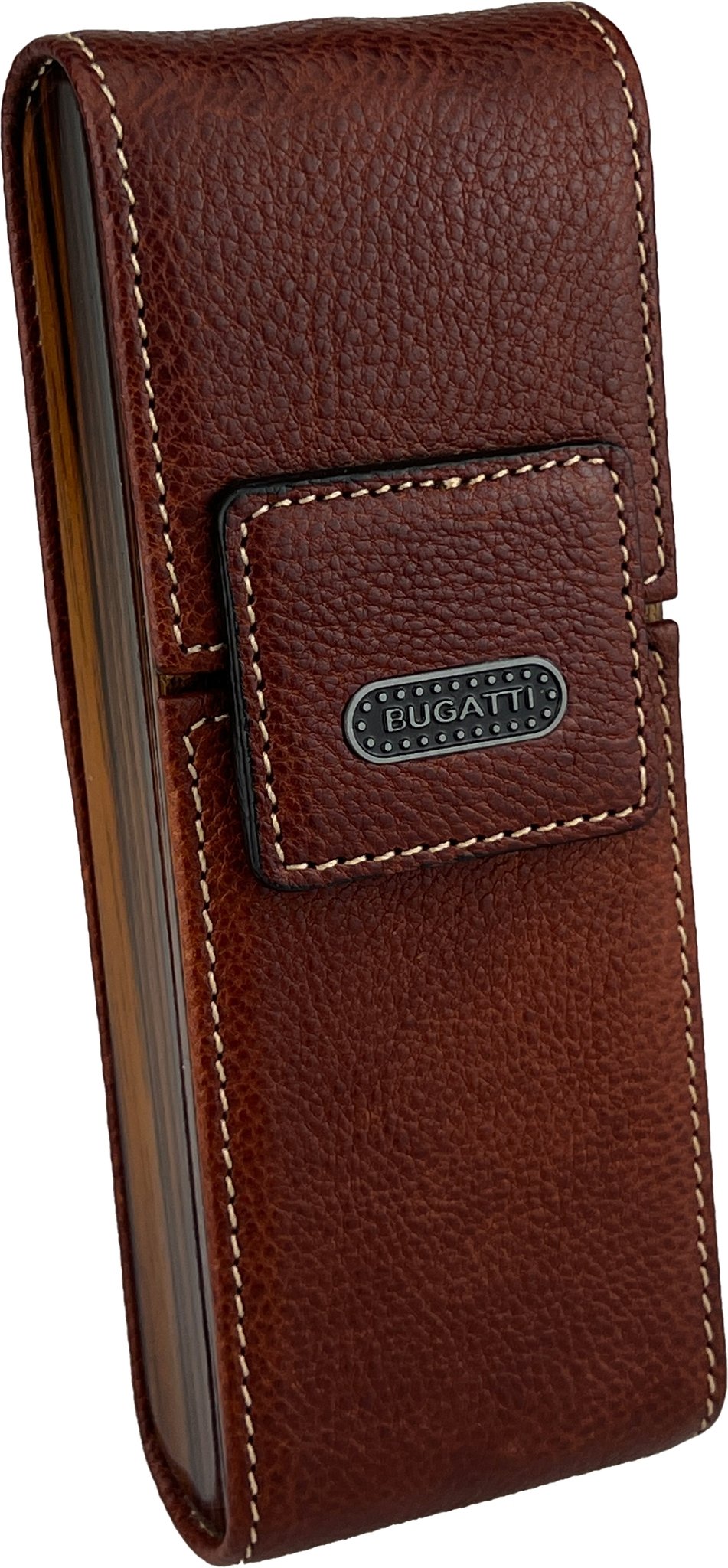 Bugatti Zigarrenetui 2er braun Detailbild 1