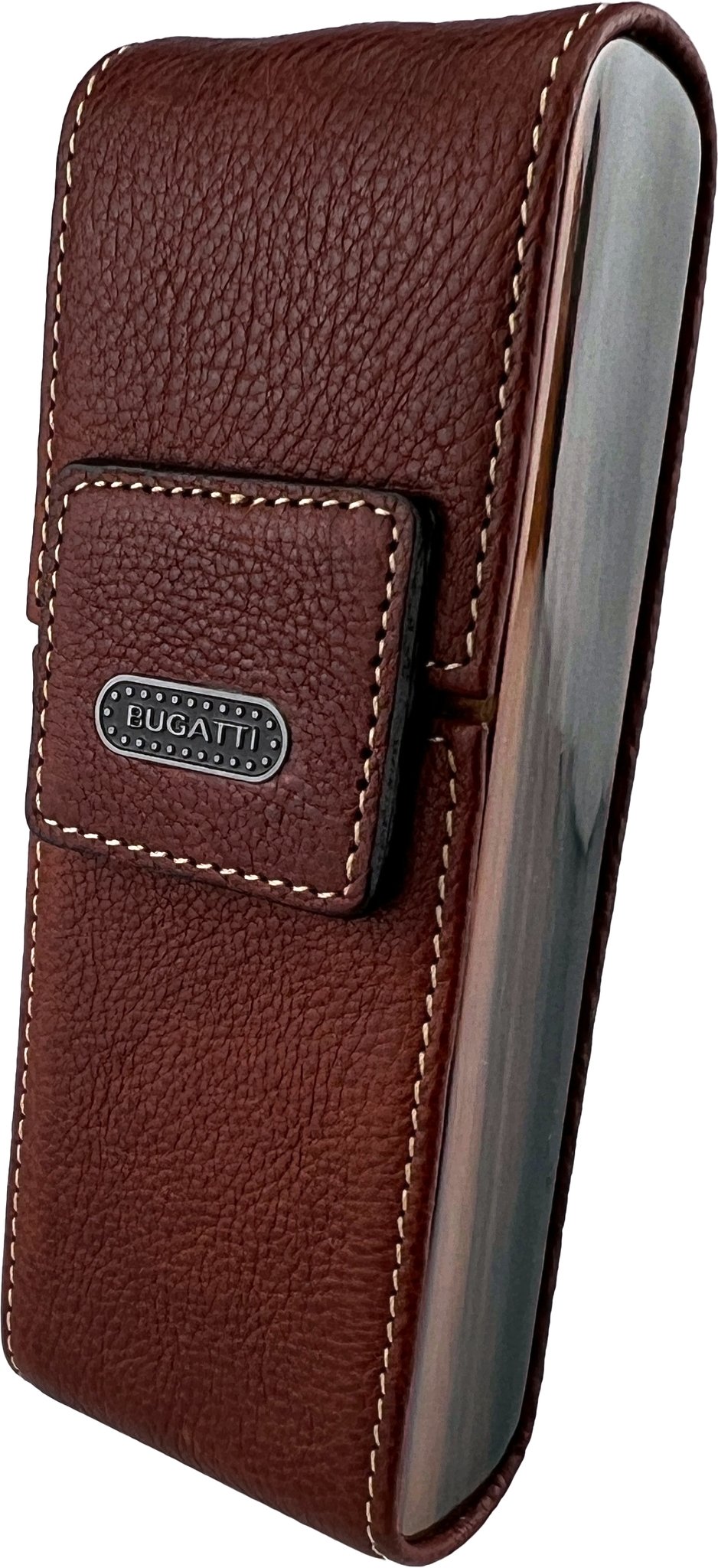 Bugatti Zigarrenetui 2er braun Detailbild 2