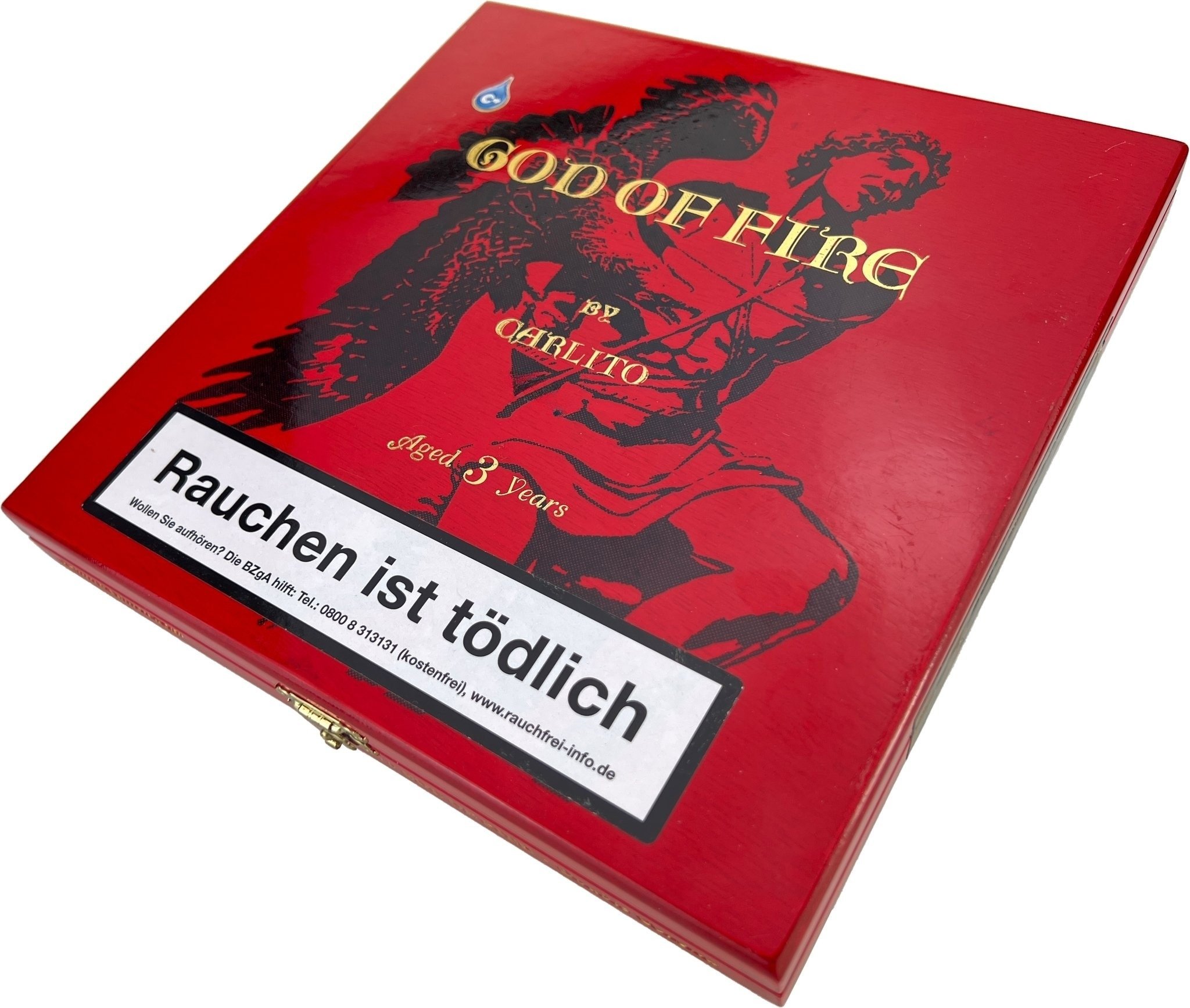 God of Fire by Arturo Fuente by Carlito Double Corona Kiste