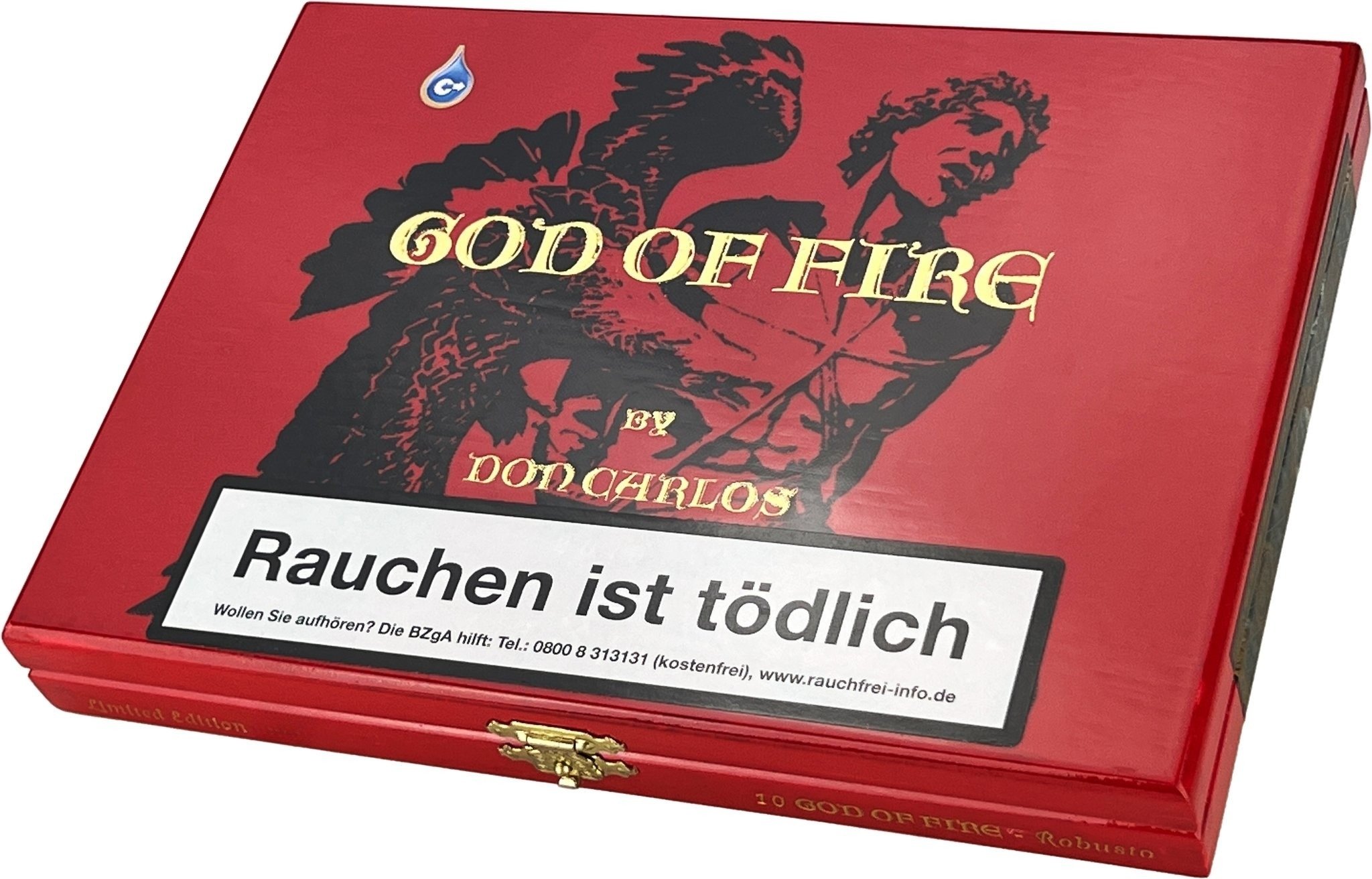 God of Fire by Arturo Fuente by Don Carlos Robusto Kiste