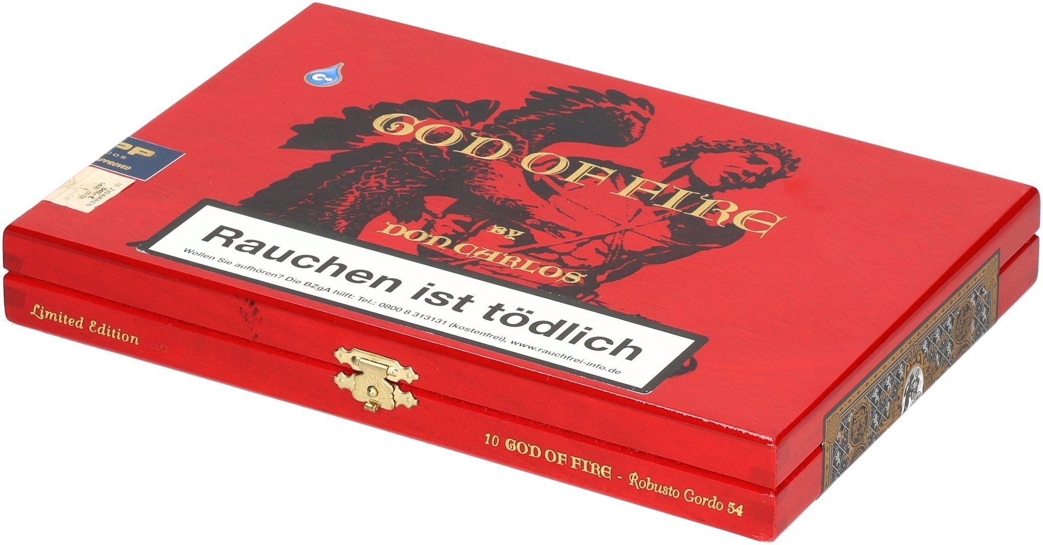 God of Fire by Arturo Fuente by Don Carlos Robusto Gordo 54 LE23 Kiste