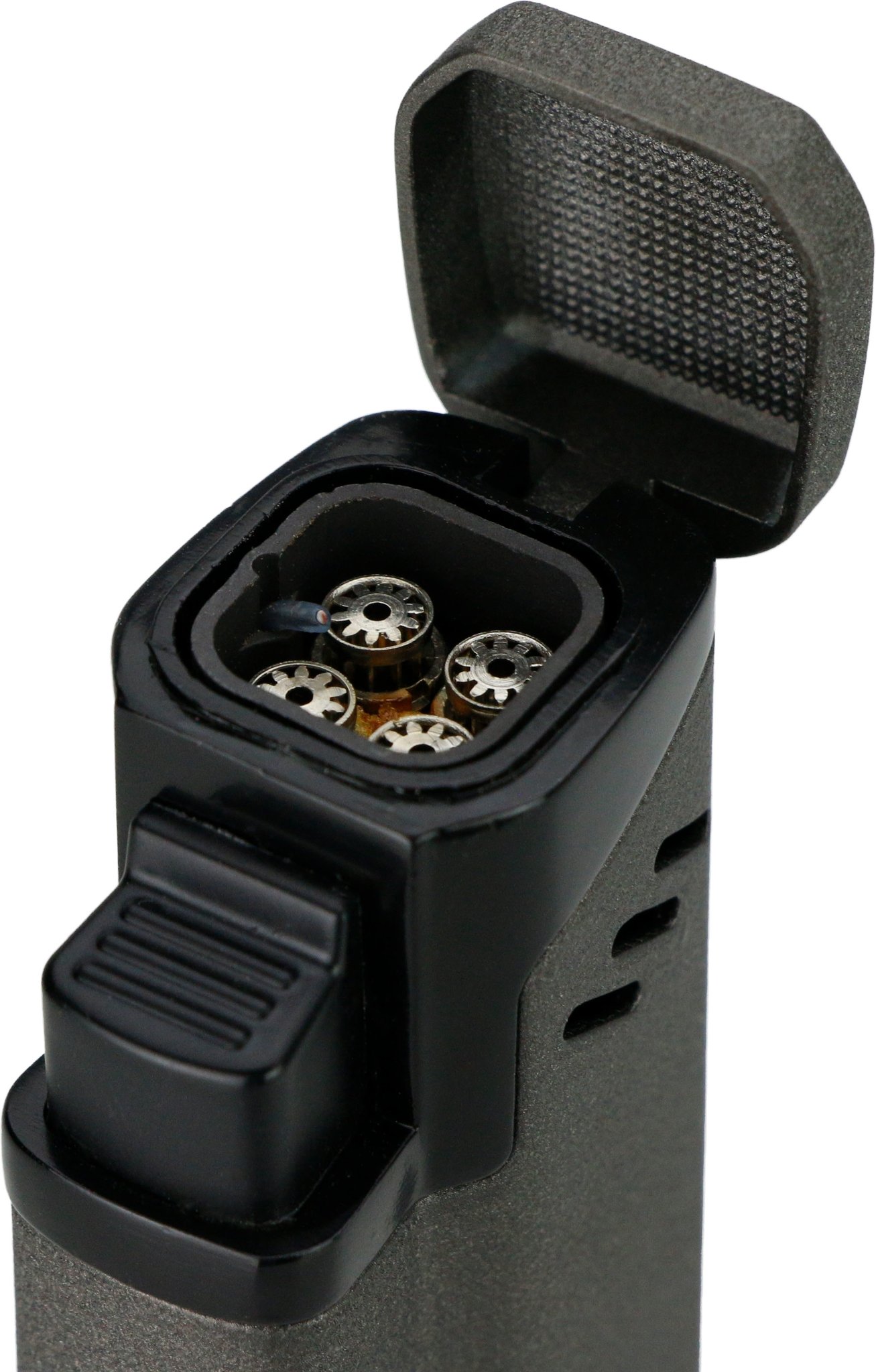 Gray Crackle matte Detail