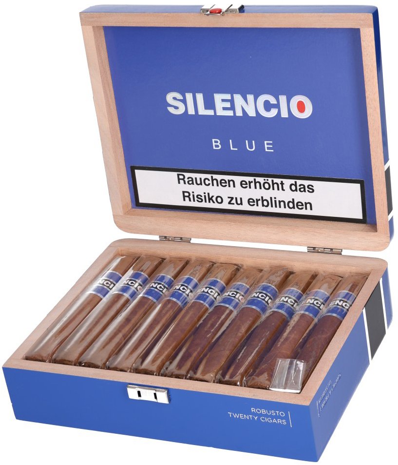 Blue Robusto Kiste offen