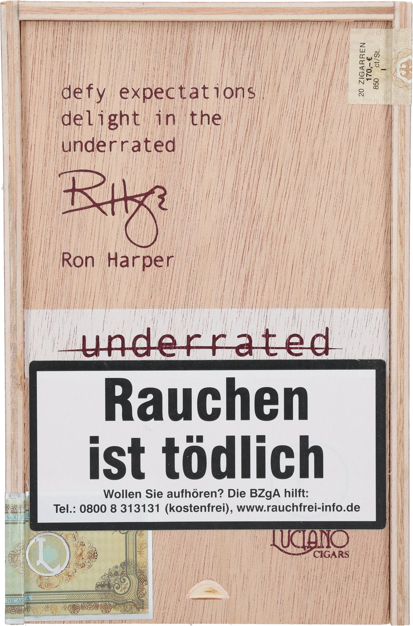 Underrated Sublimes Kiste frontal