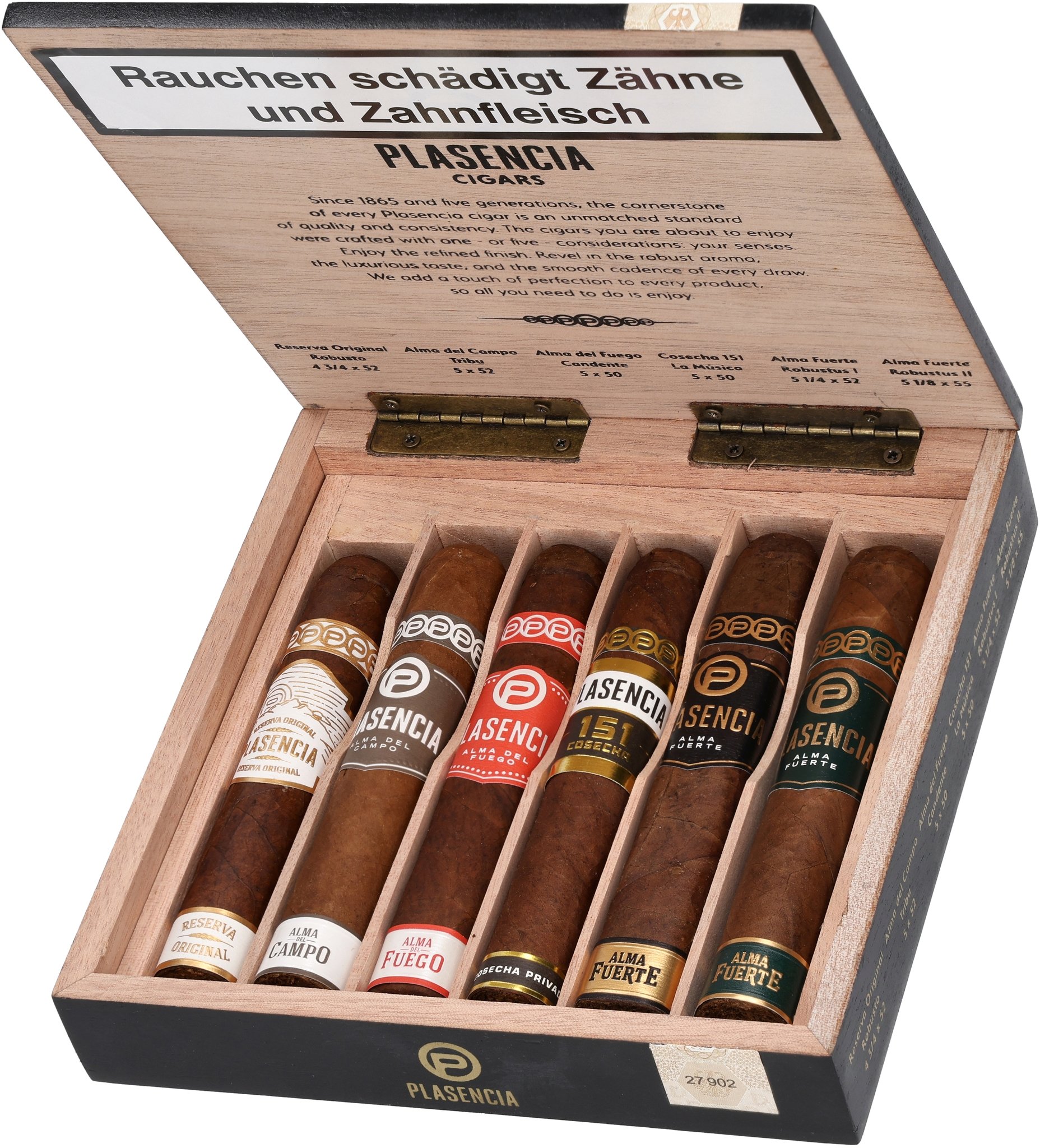 Robusto Collection Kiste offen