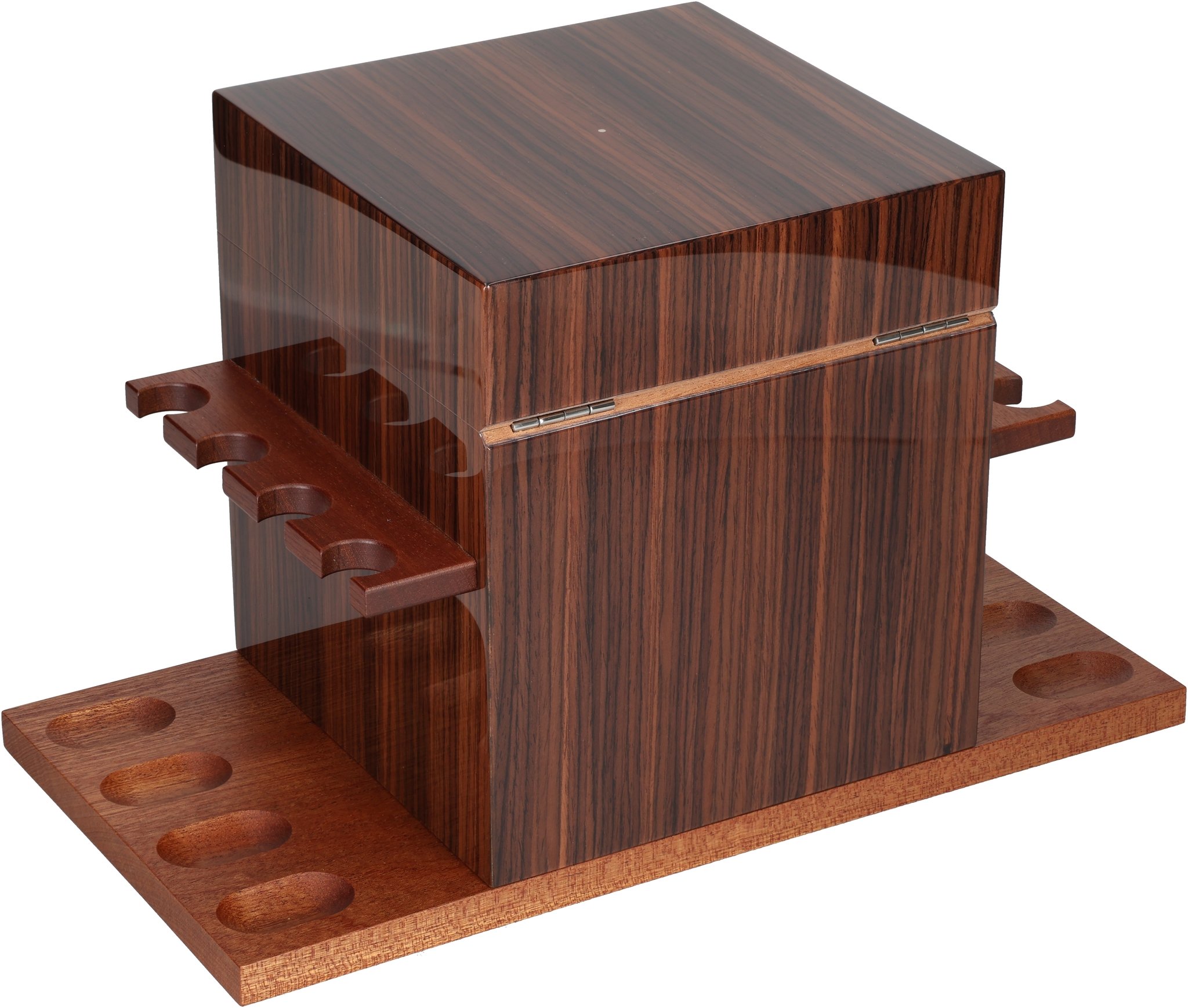 Bulldog Pipe Caddy Palisander back