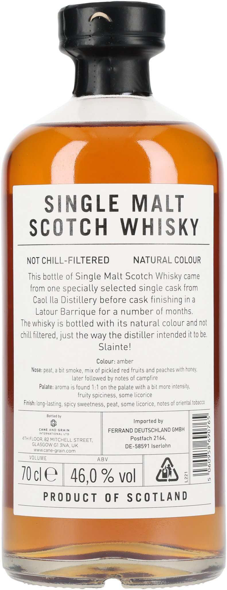 Caol Ila 2013 Rückseitig