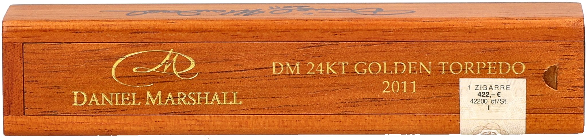 Daniel Marshall 24 Karat Gold Torpedo (1er)_Kiste
