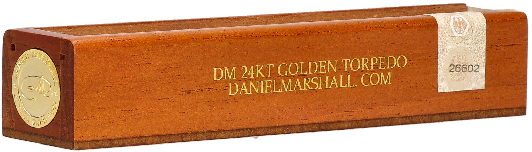Daniel Marshall 24 Karat Gold Torpedo (1er)_Kiste