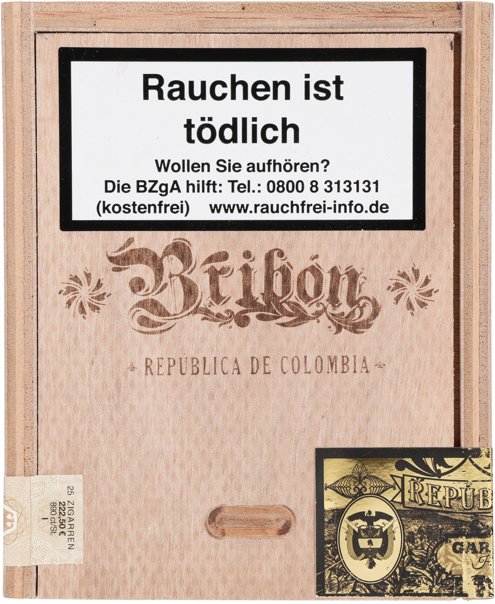 Bribon Robusto Kiste frontal