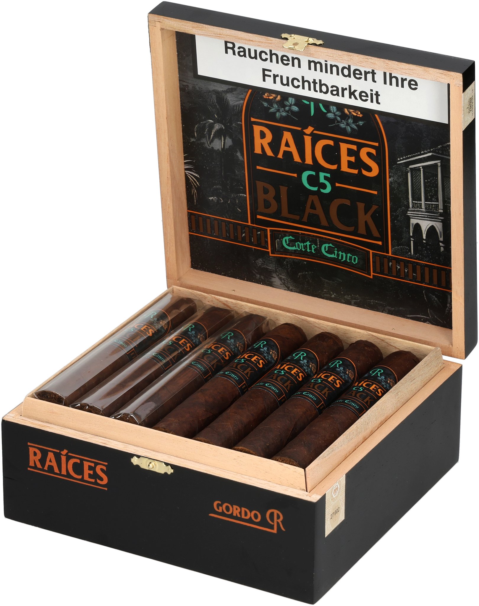 C5 Black Gordo Kiste offen