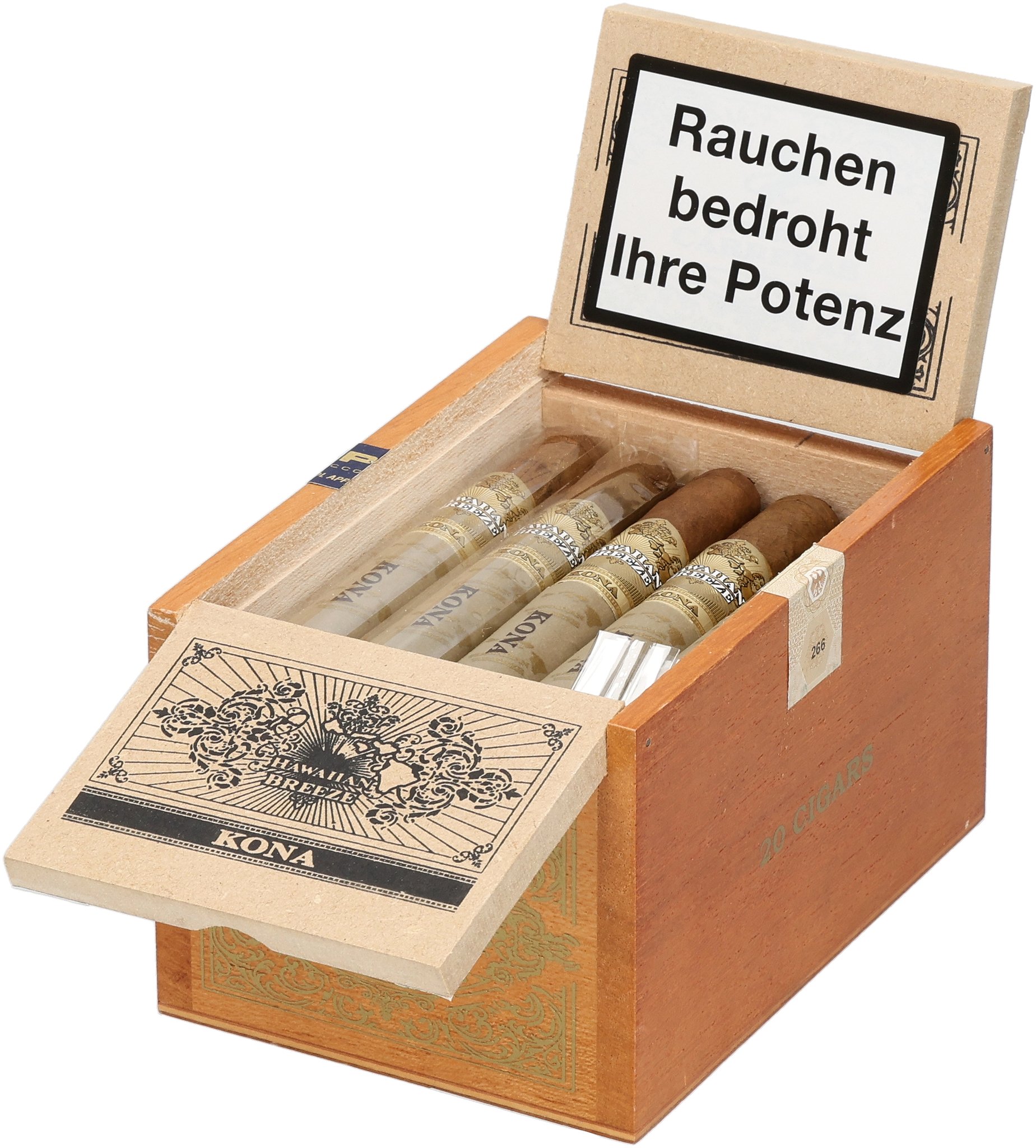 Hawaiian Breeze Kona Box open