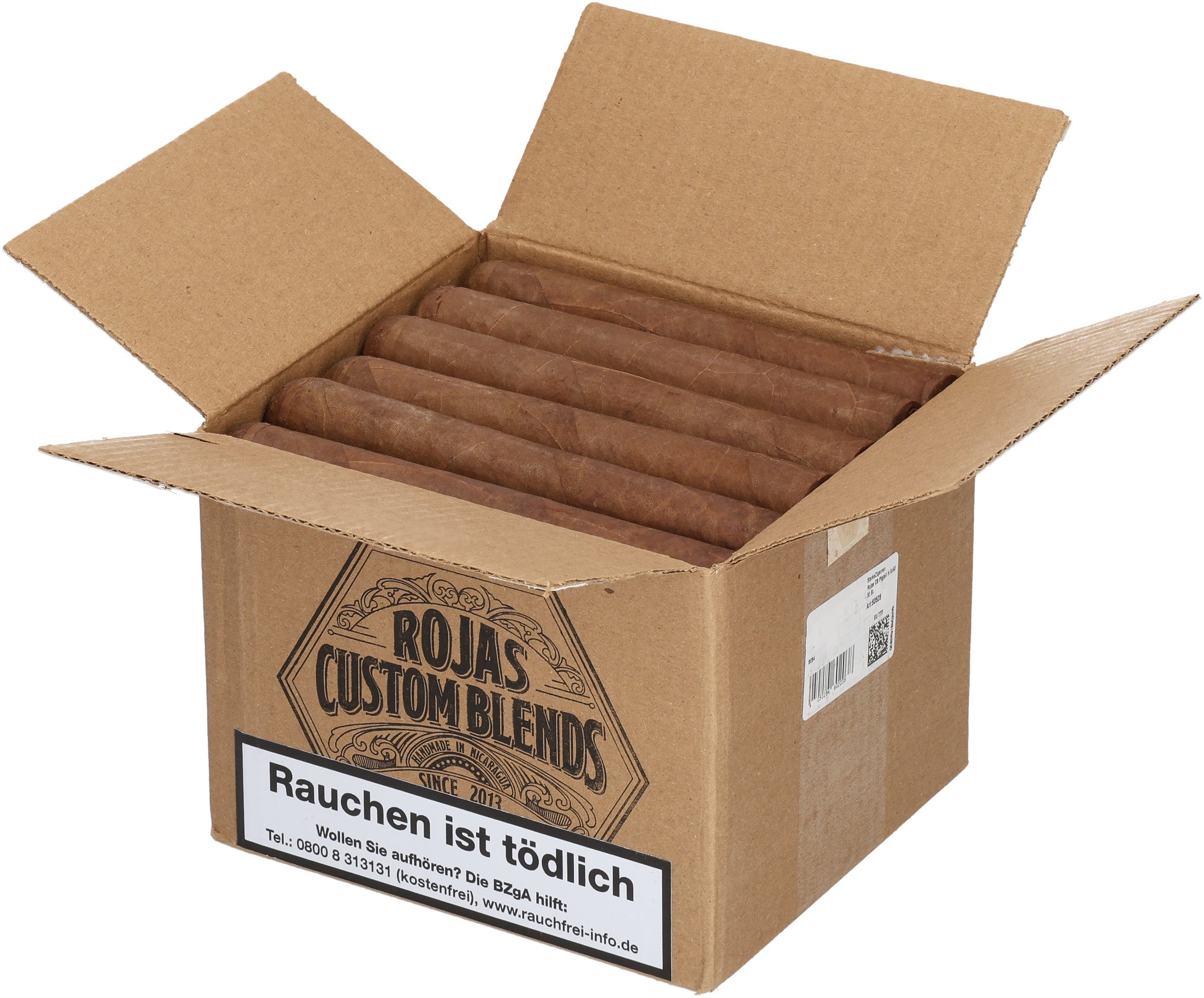 Sumatra Gordo Pigtail Box offen