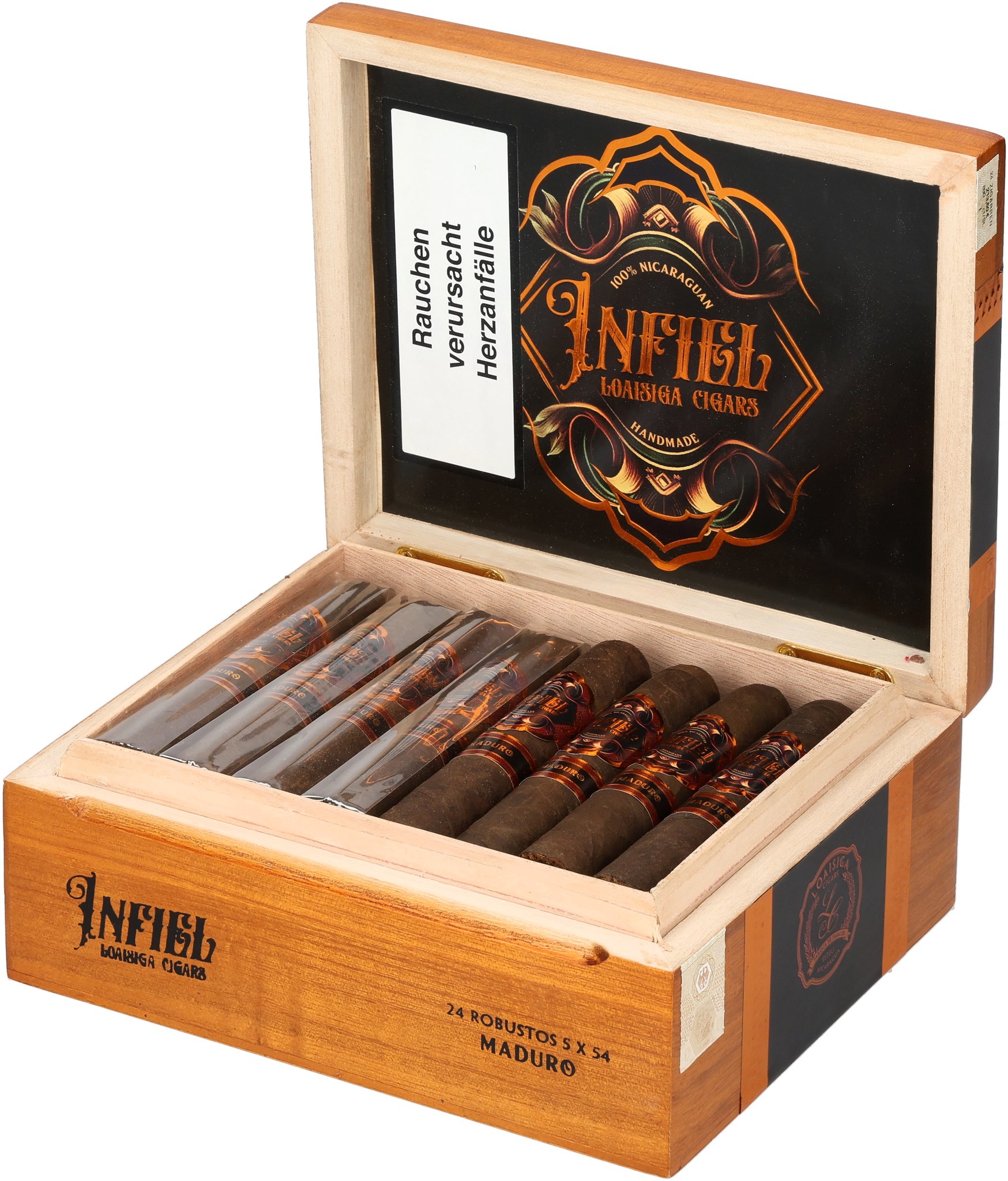 Maduro Robusto Kiste offen