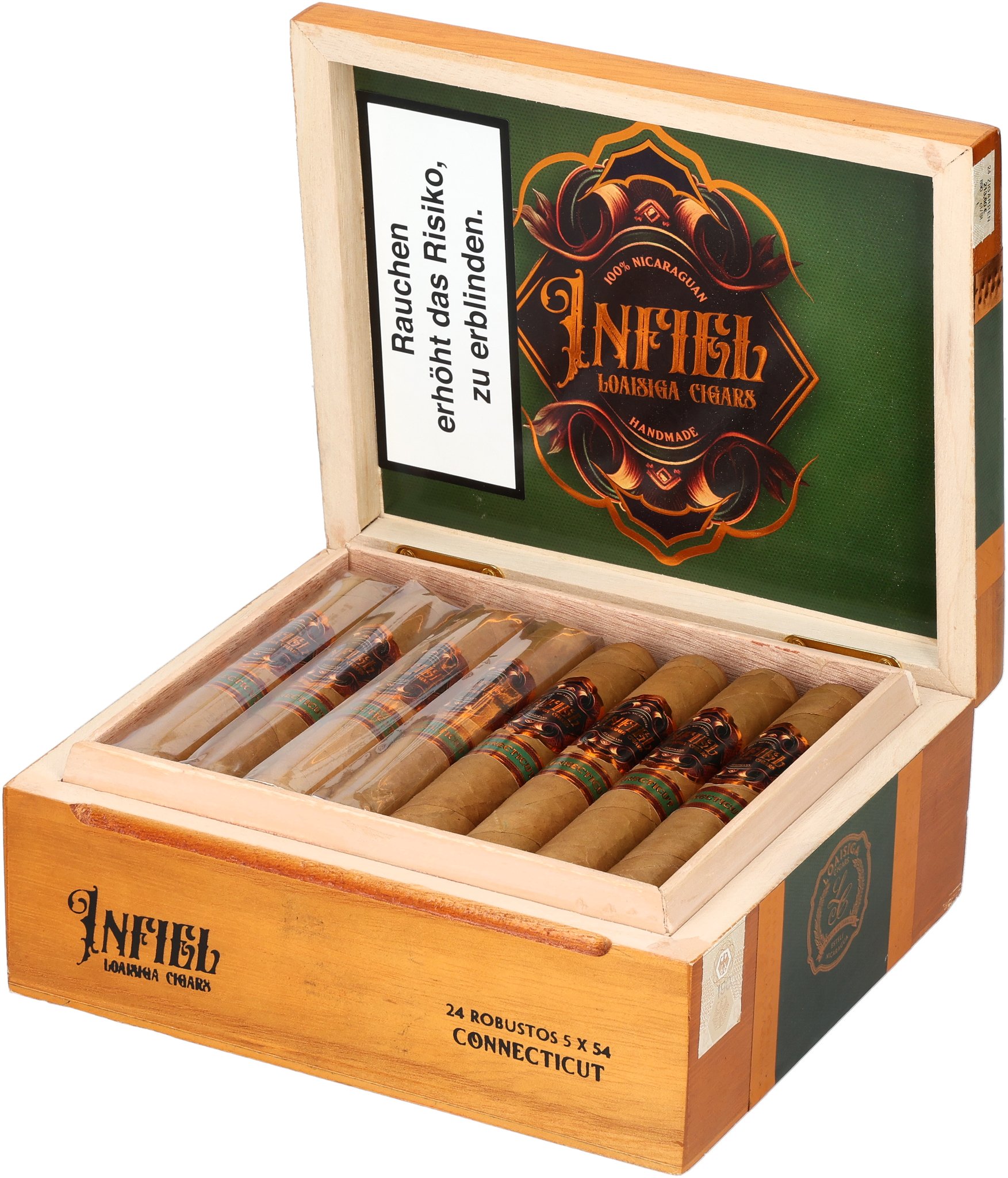 Connecticut Robusto Kiste offen