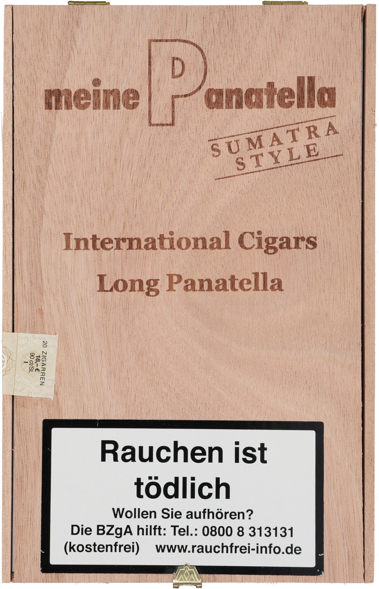 Panatella Sumatra box front