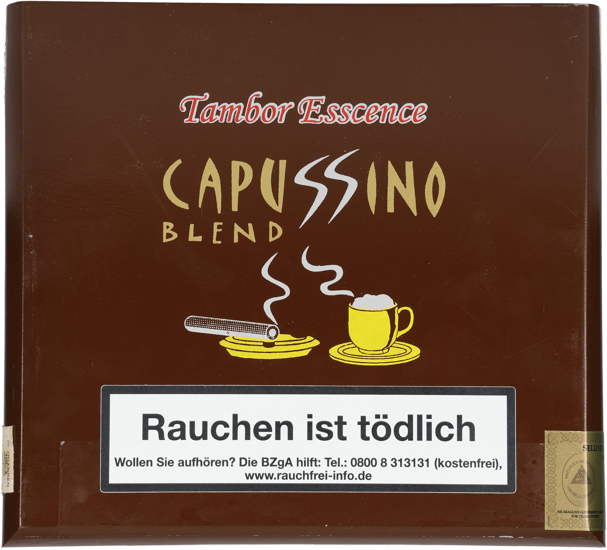 Capussino Corona box front