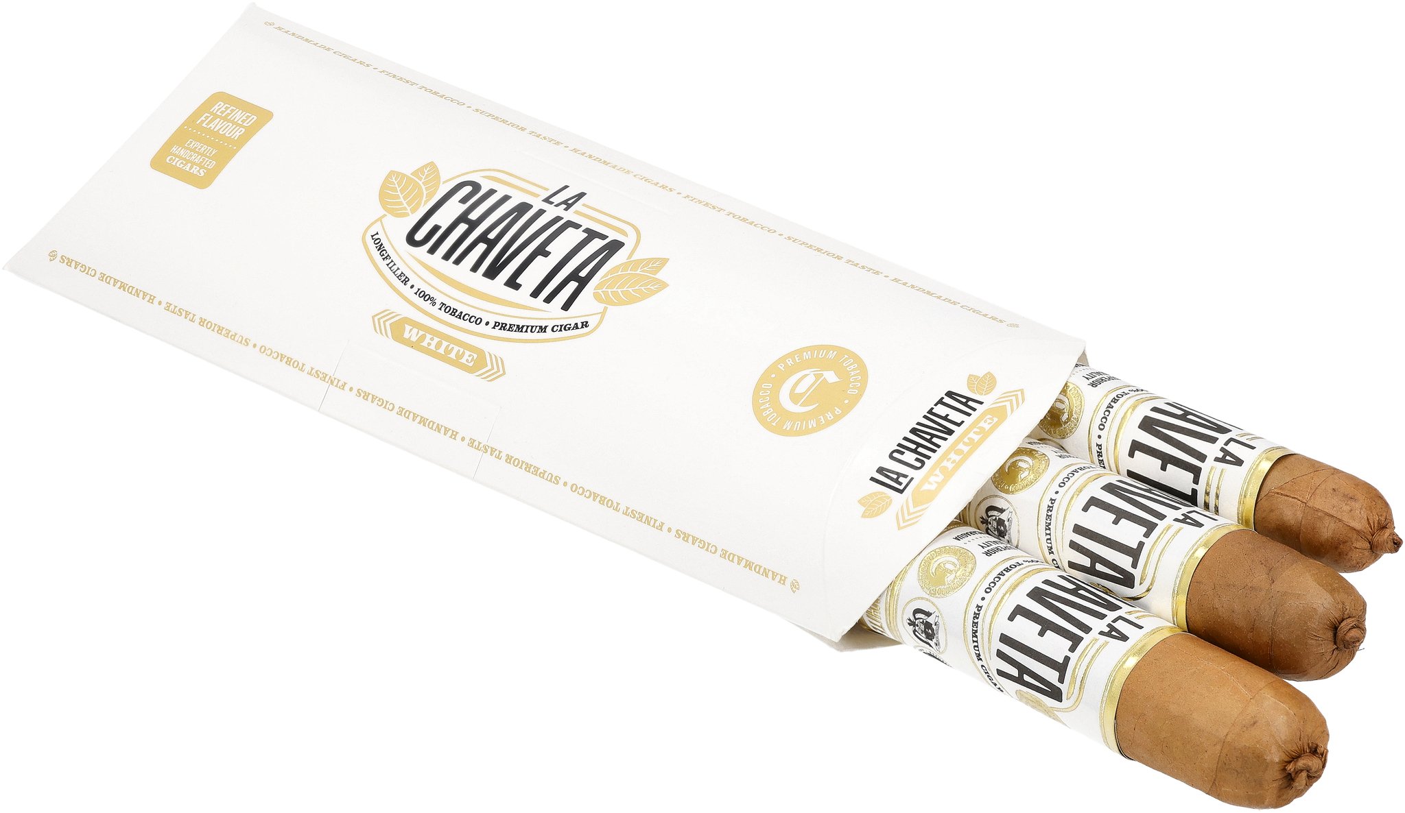 La Chaveta Sampler White Mundtasche (3 Zigarren)