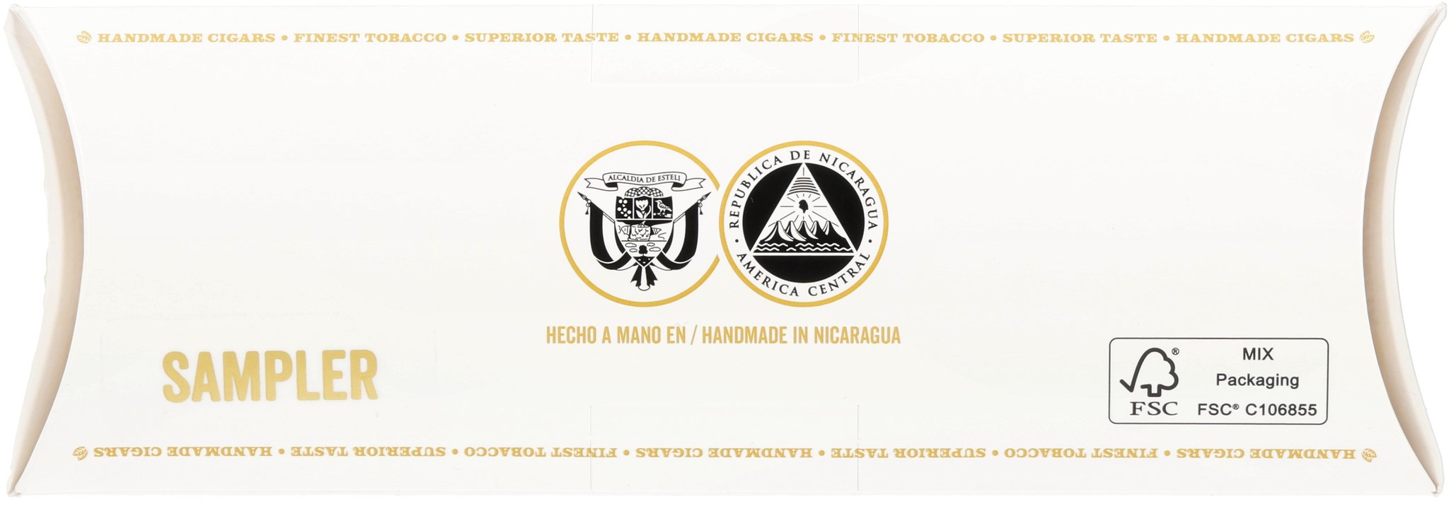 La Chaveta Sampler White Mundtasche (3 Zigarren)