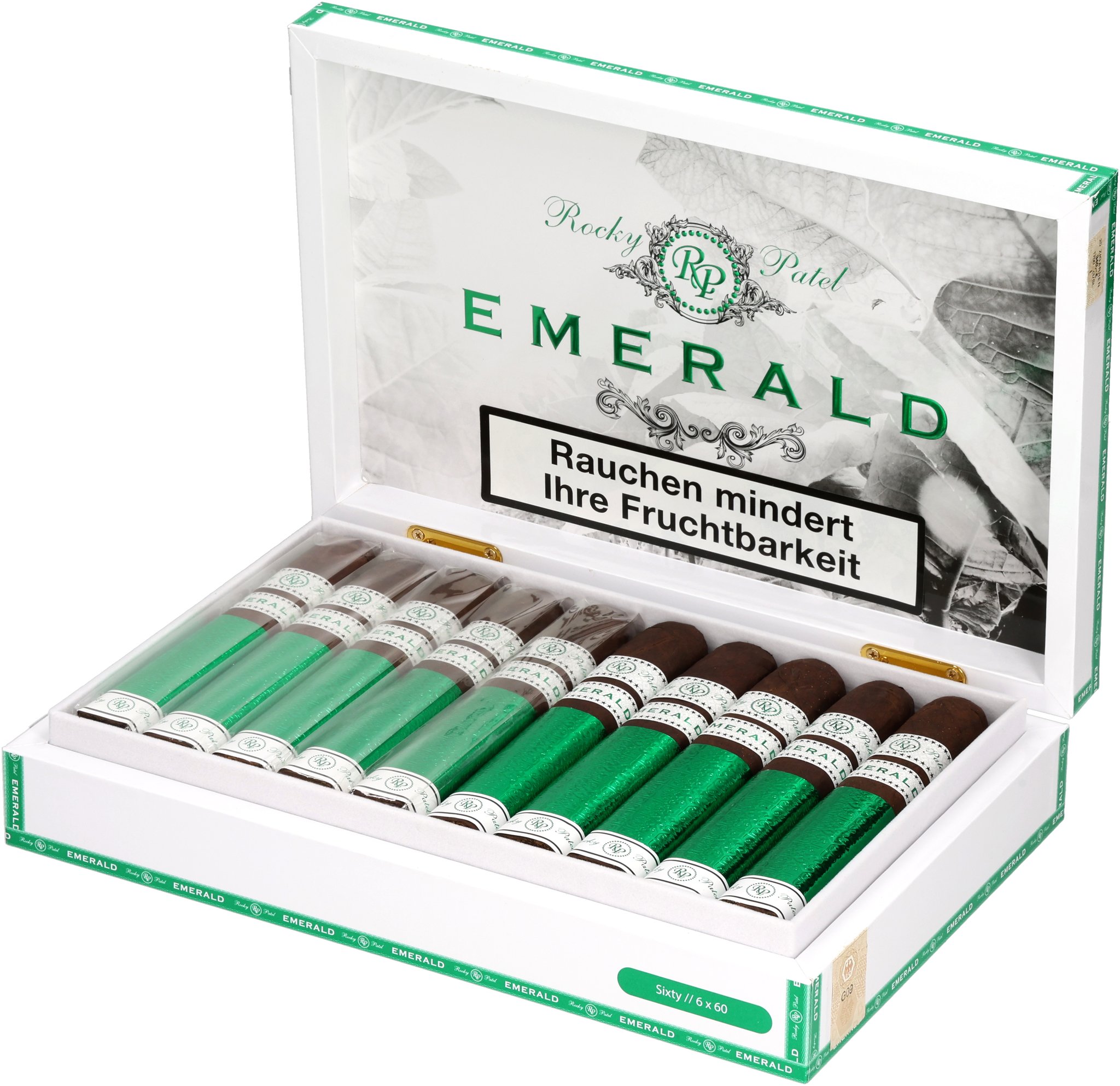 Emerald Sixty Box open