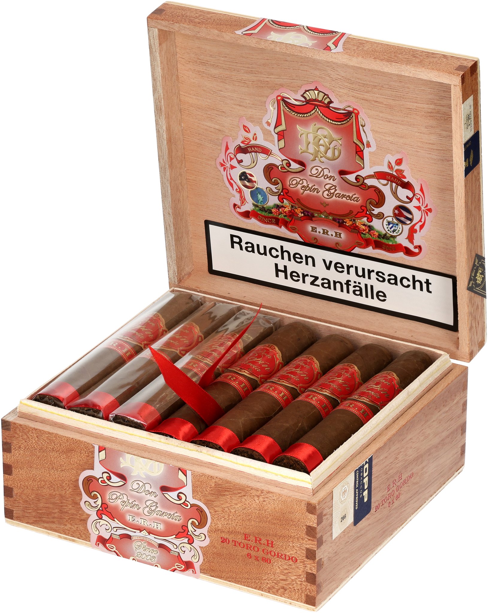 E.R.H Toro Gordo Box open