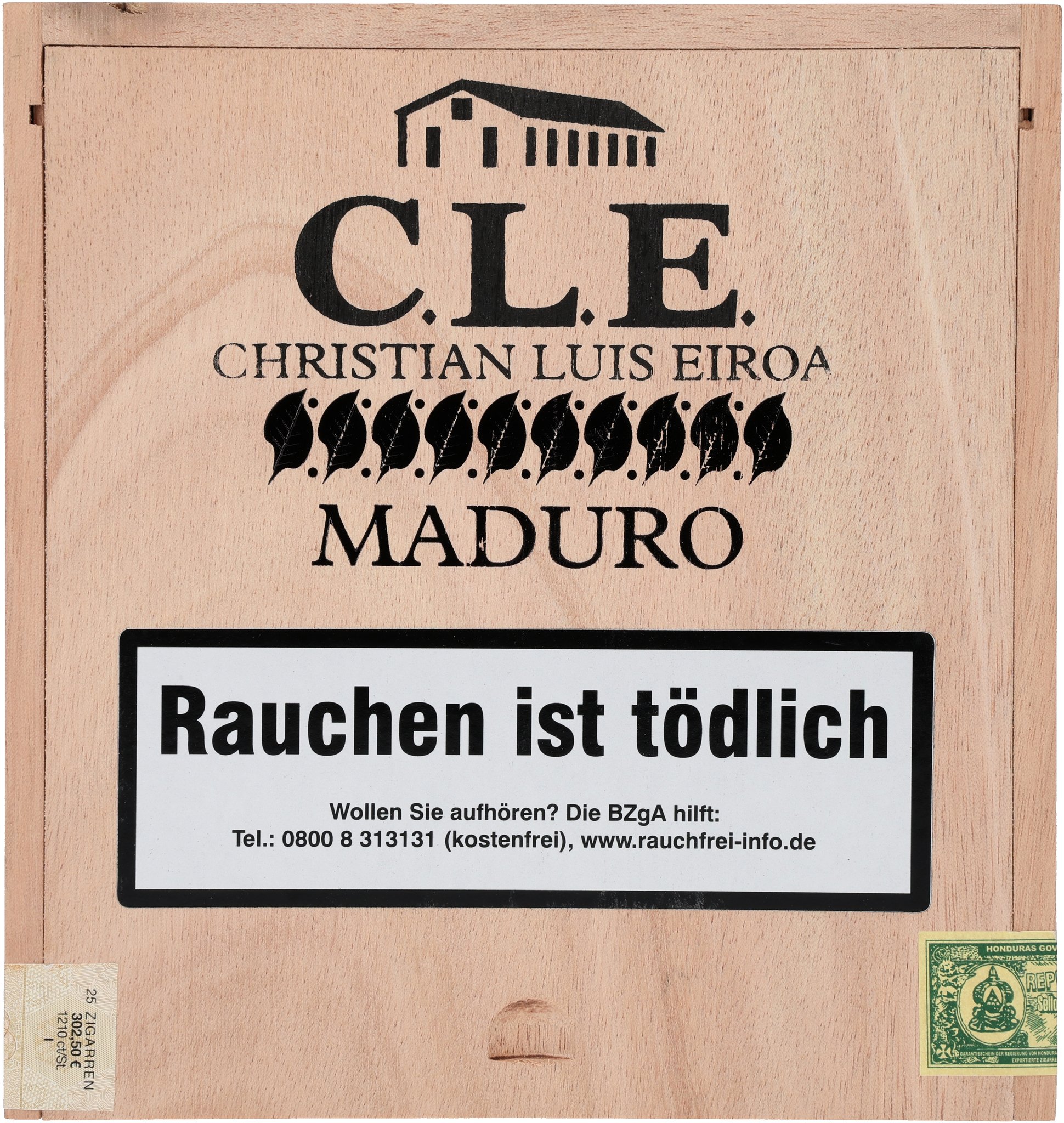 Maduro 60x6 Box front