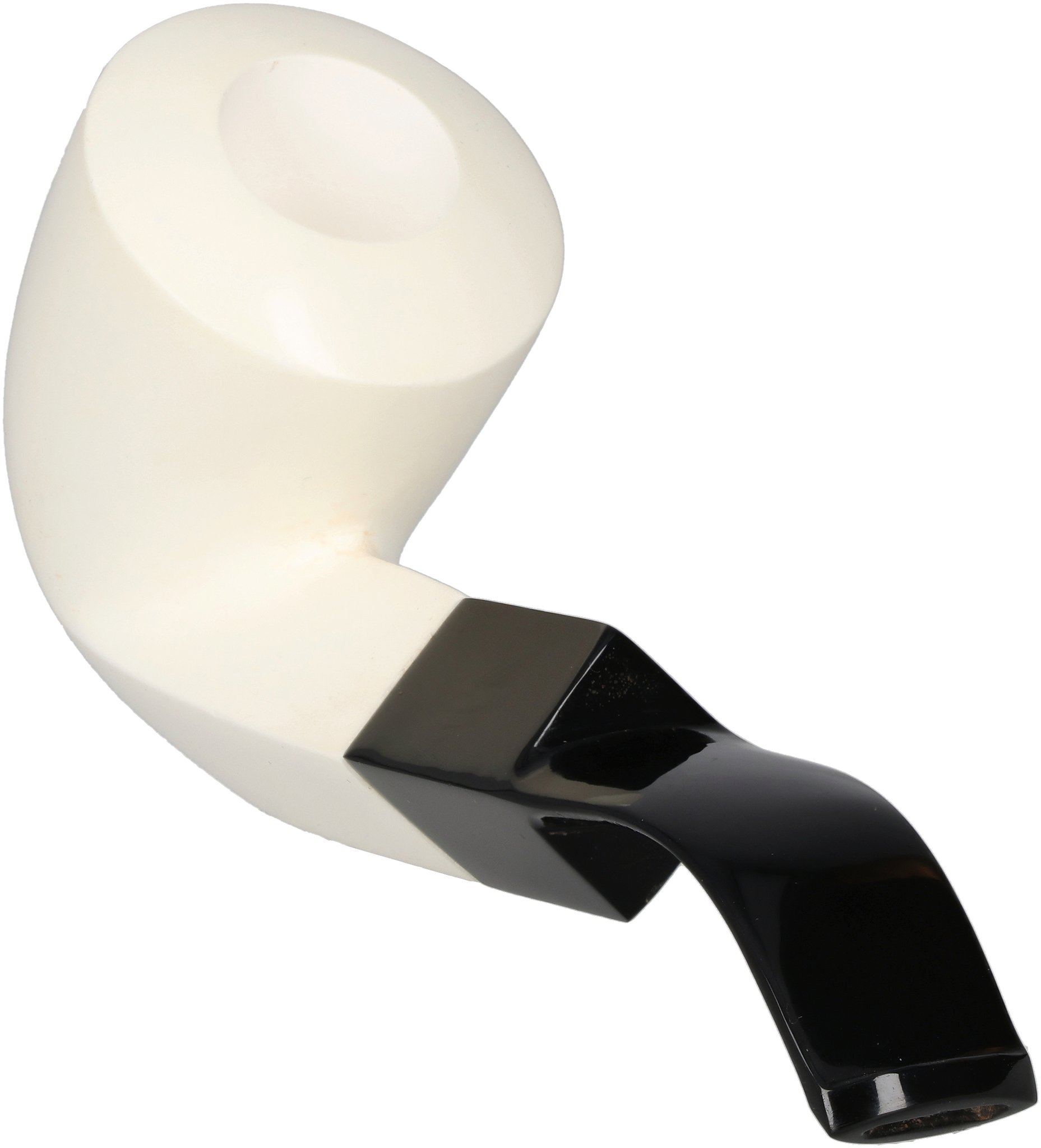 White Meerschaum Pfeife Calabash (90048336)_02