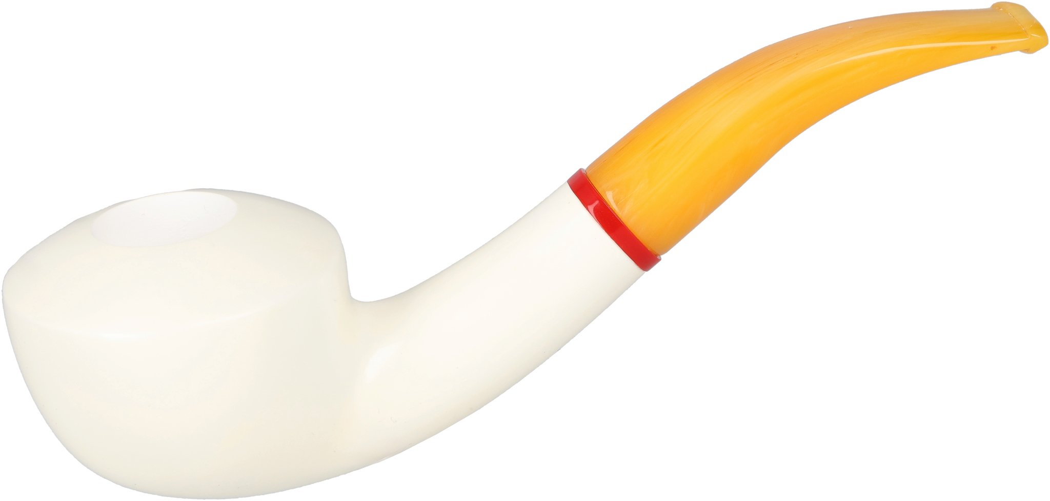 White Pipes Meerschaum Bent Rhodesian (90048362)_01