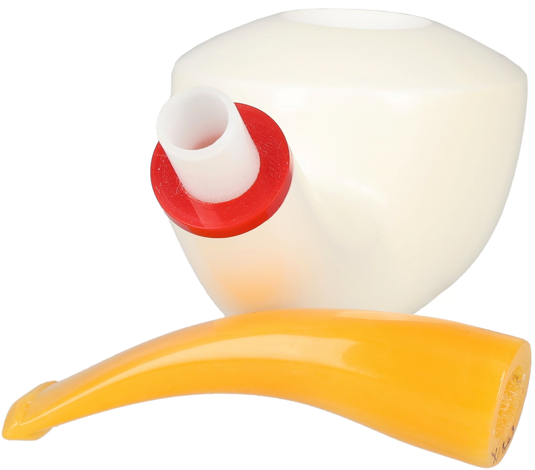 White Pipes Meerschaum Bent Rhodesian (90048362)_06