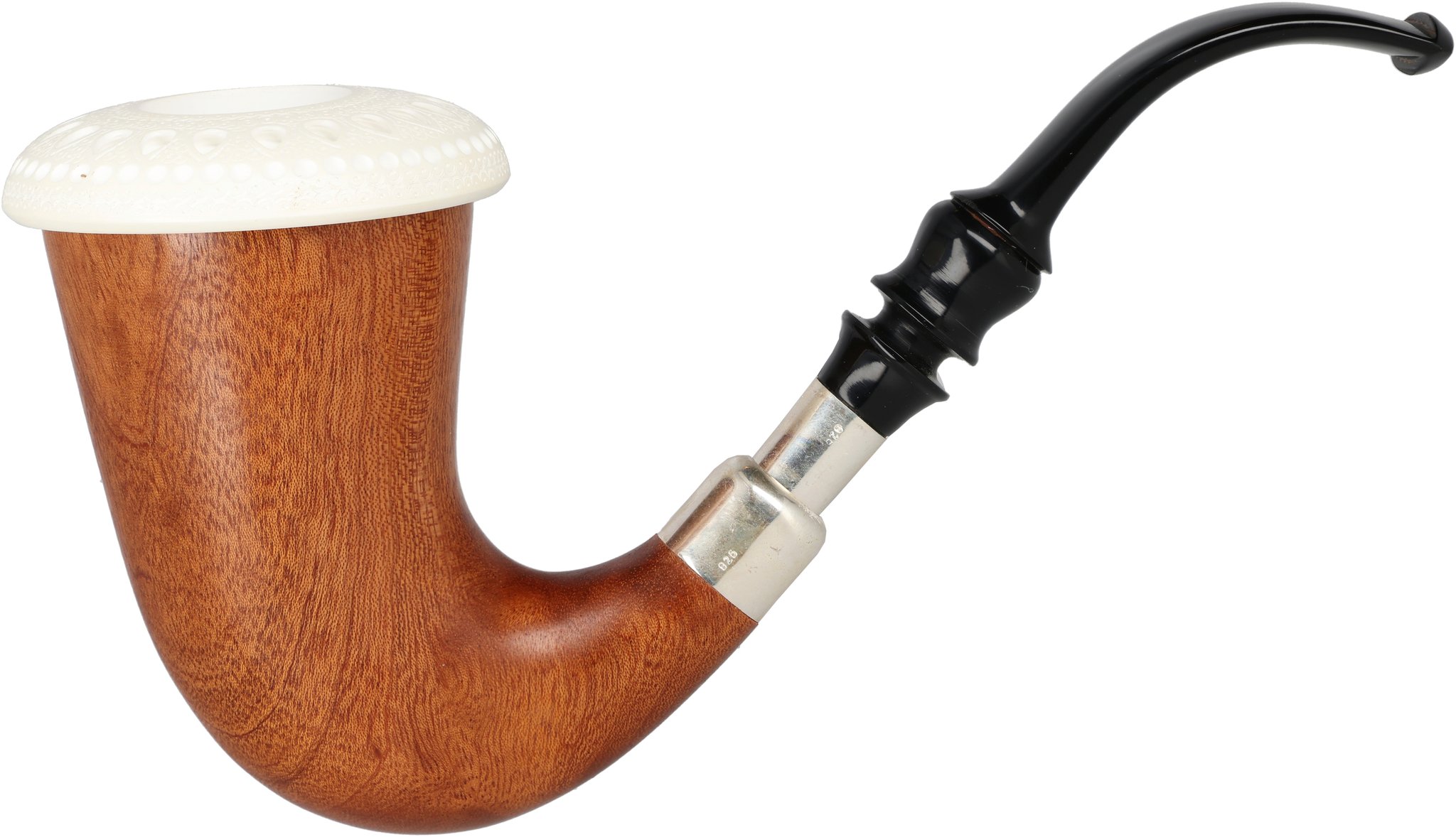 White Pipes Meerschaum Calabash (90048363)_01