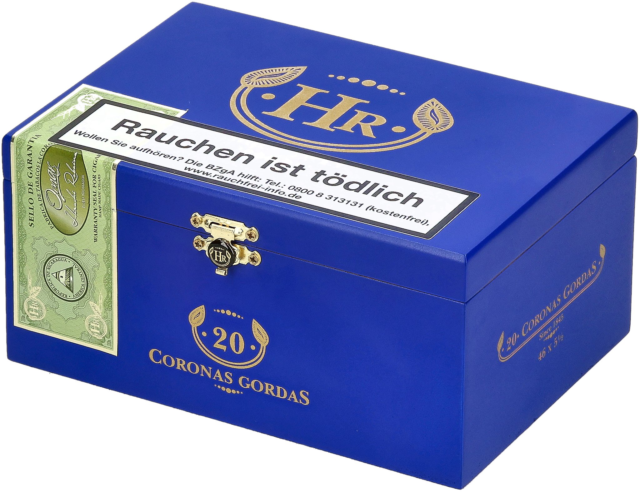 HR Blue Corona Gorda Kiste