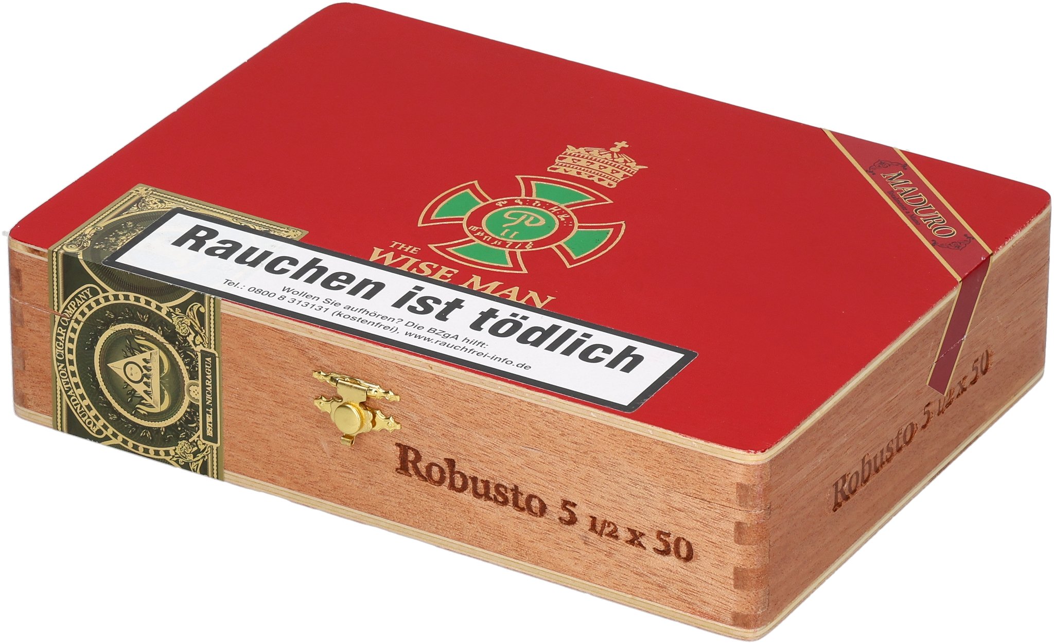Wise Man Maduro Robusto box