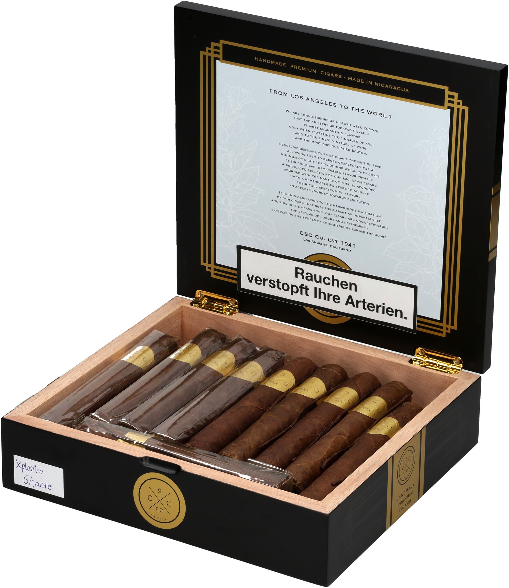 Xplosivo Gigante box open