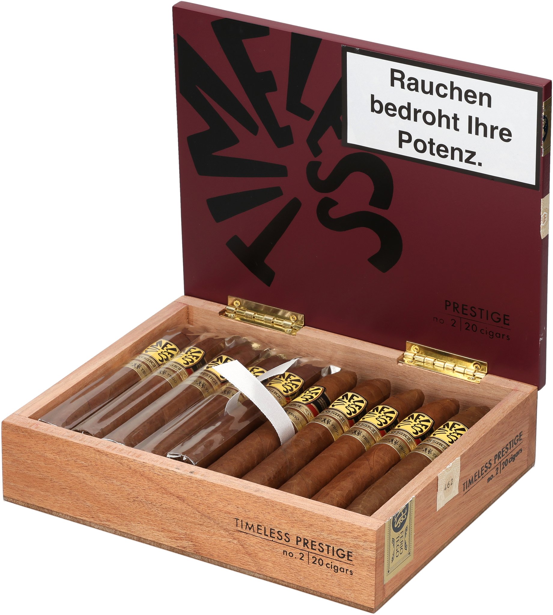 Prestige No. 2 box open