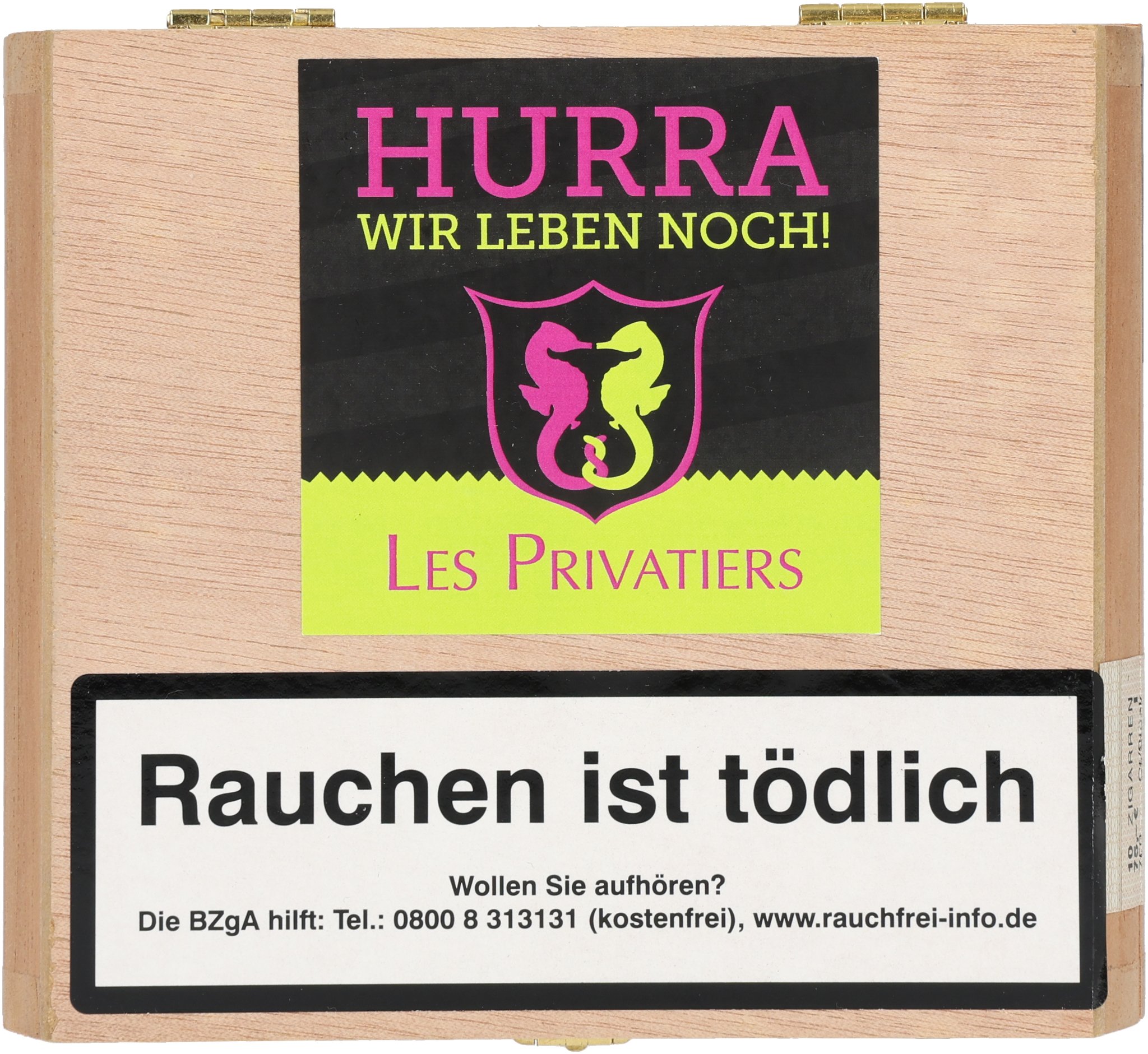 Short Robusto box front