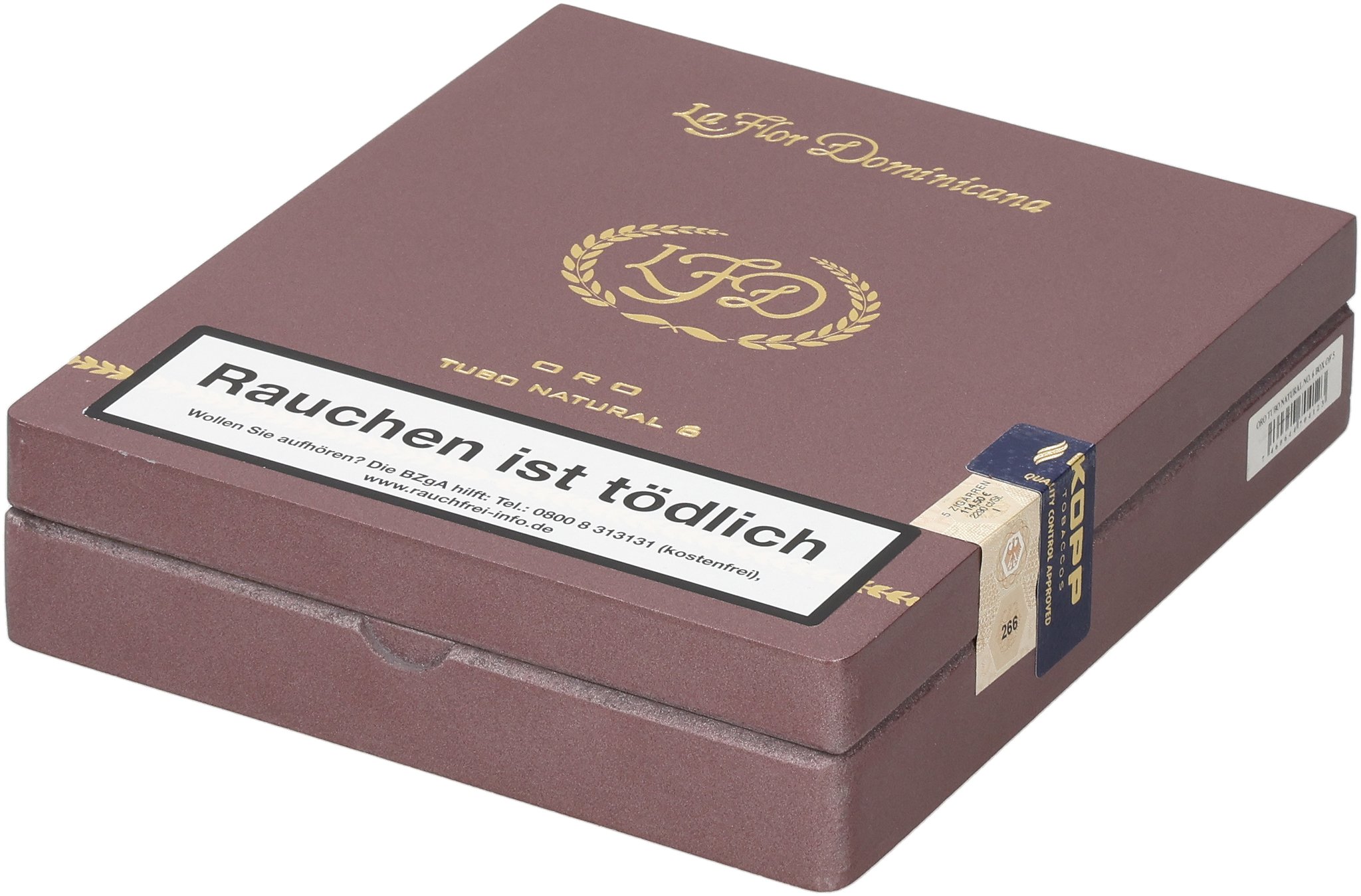 Oro Tubo Natural No. 6 box