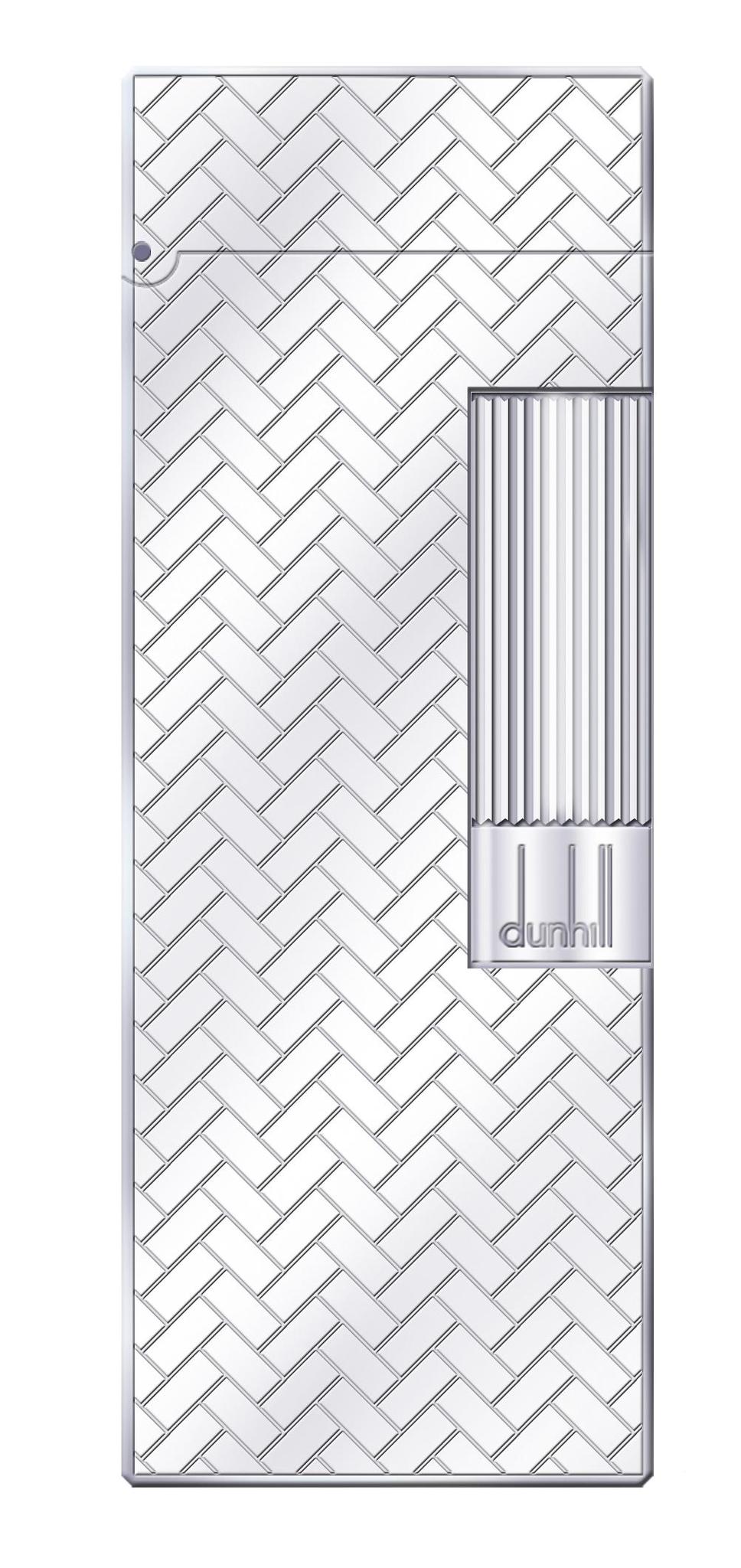 Dunhill Rollagas Weave Pattern Palladium Plate RLE1349