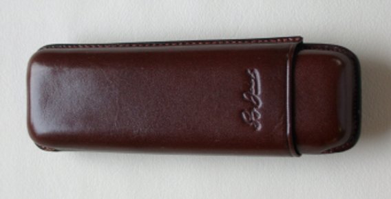 Guy Janot Cigarrenetui Domingo Braun  2er Corona-Etui 8073