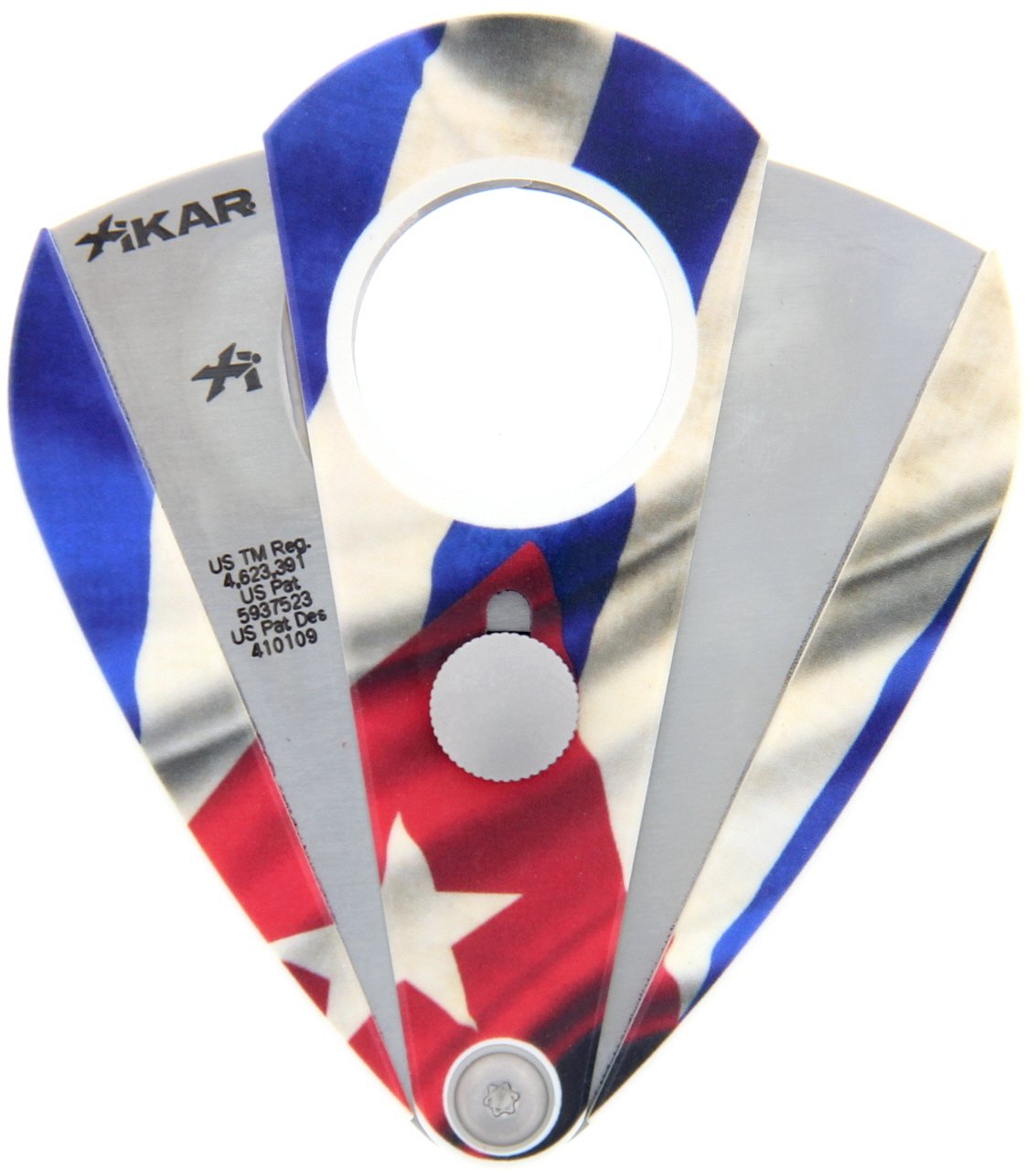 Xikar Xi2 Zigarrenabschneider Cuban Flag (201CUB) offen