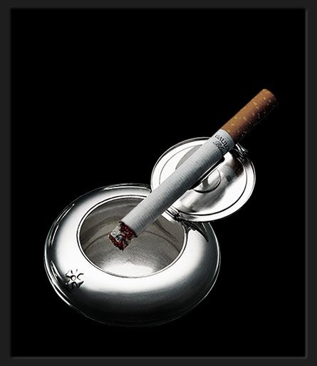 Sillems Taschenaschenbecher 925er Sterling Silber (1161)