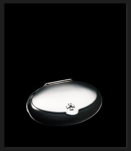 Sillems Dose Oval 925er Sterling Silber Klein (1310)