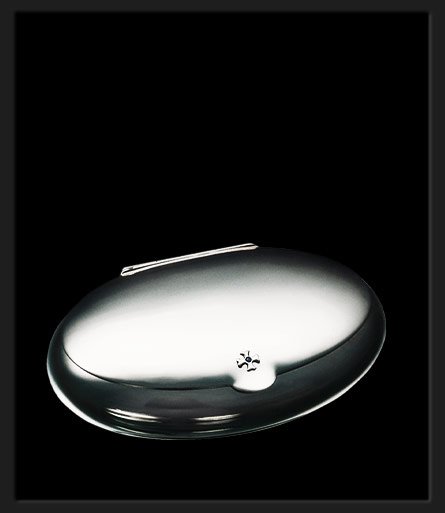 Sillems Dose Oval 925er Sterling Silber Groß (1312)