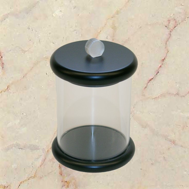 Guy Janot Topf Buche schwarz Plexiglas weiss 7120