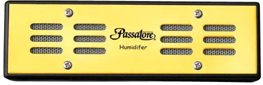 Passatore Acrylpolymerbefeuchter Befeuchter klein eckig gold (595053)