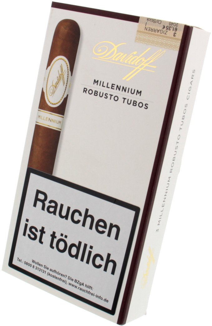 Davidoff Millennium Blend Robustos Tubos 3er