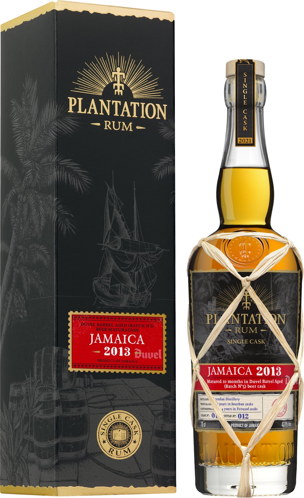 Plantation Rum Single Cask Collection Jamaica 2013 (0,7 l / 42,9 % vol.)