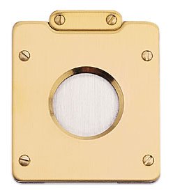 Donatus Pocket Guillotine - Line Serie 135 Edelstaht, poliert & vergoldet (No. 1